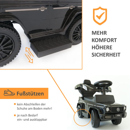 LEMODO Mercedes Rutschauto mit Schiebstange & Sicherheitsbügel