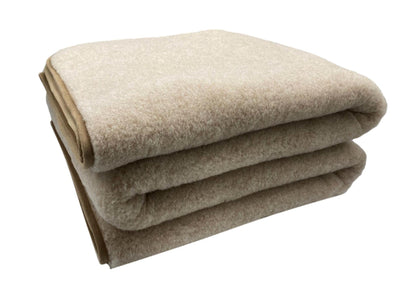 Lama Alpaca Schurwolldecke – Merino Alpaca Mix 140x200 cm