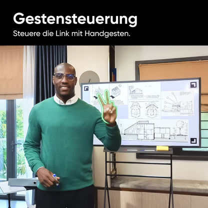 Insta360 Link PTZ 4K Webcam mit KI-Tracking und 1/2"-Sensor