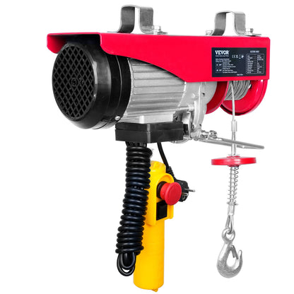 VEVOR Elektro-Seilwinde 300/600kg – 12m Hubhöhe, 1150W