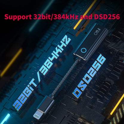 FiiO JadeAudio KA1 Kopfhörer-Verstärker USB-DAC - Typ C, Schwarz