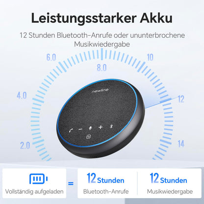 N newline Konferenzlautsprecher mit Mikrofon, Bluetooth und USB-C