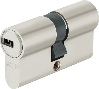 ABUS Profilzylinder D6XNP 45/45, Doppelzylinder mit 5 Schlüsseln