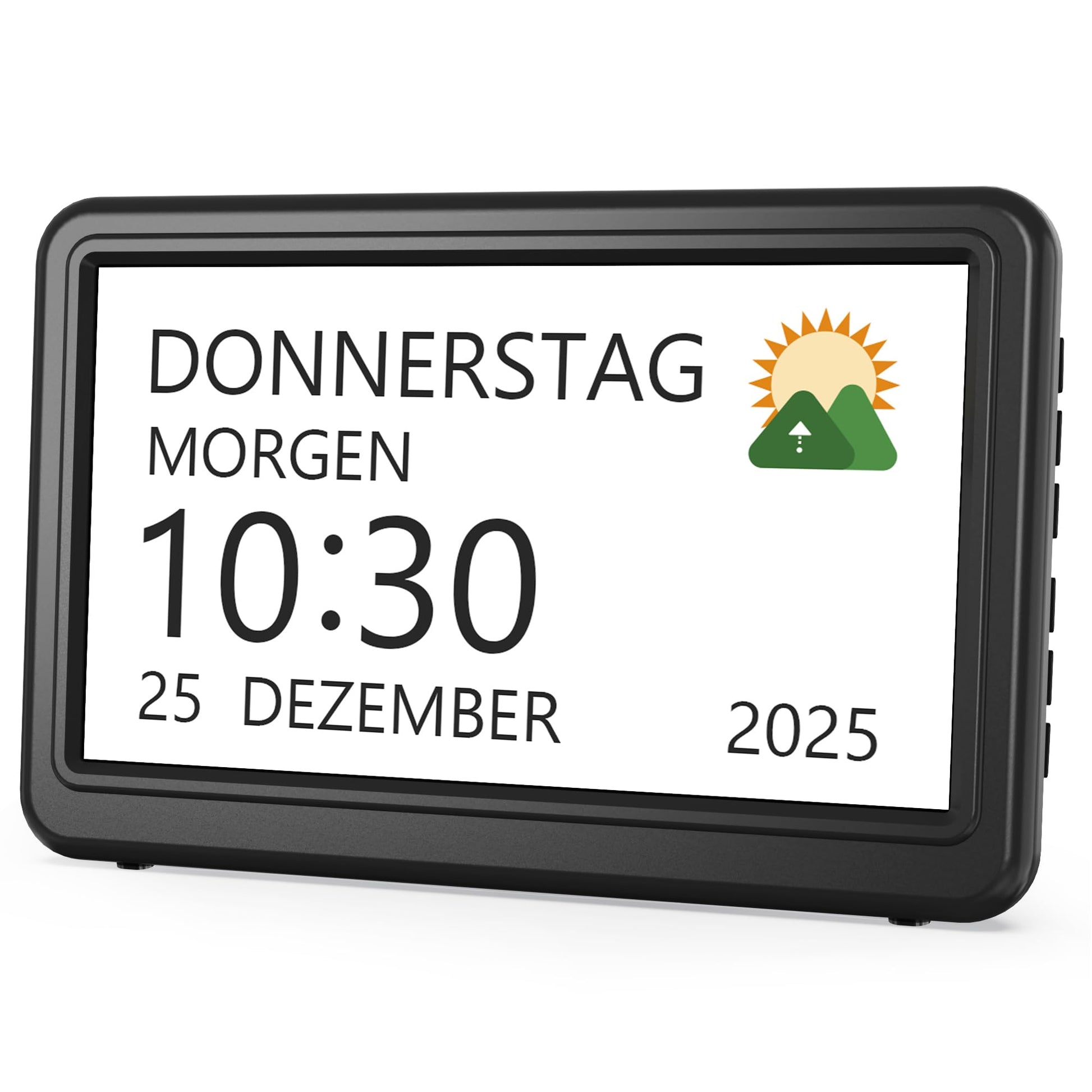 Roxicosly Digitaler Kalender CR1029, Demenzuhr mit Wecker, 7 Zoll