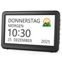 Roxicosly Digitaler Kalender CR1029, Demenzuhr mit Wecker, 7 Zoll