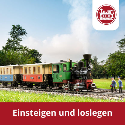 LGB 70307 Gartenbahn Starterset Personenzug – Spur G