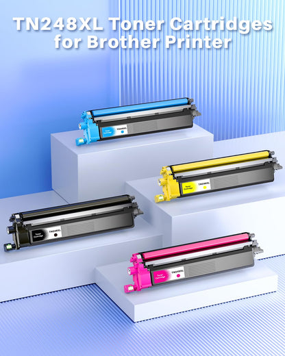 Brother TN248XL Toner Kompatibel – High Yield CMYK Set