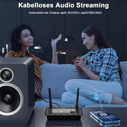 1Mii B03S HiFi Bluetooth 5.3 Adapter - Sender & Empfänger aptX HD