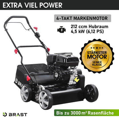 BRAST Benzin Vertikutierer 4,5 kW 4-Takt 45 cm Arbeitsbreite