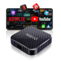 CarPlayBox Drahtlos Adapter - Netflix/YouTube/TF-Karte: Schwarzer, rechteckiger Adapter für kabelloses CarPlay und Medien-Streaming.