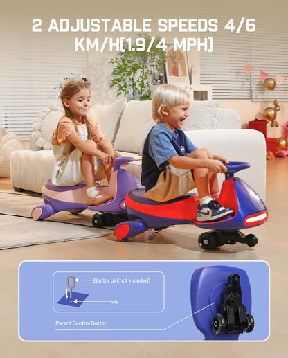 FanttikRide N7 Pro Kinder Elektroauto mit Pedal - Blau