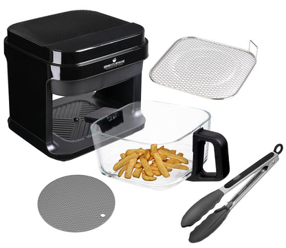 KHF-550 Heissluftfritteuse Airfryer – 5.5 Liter Glasfrittierkorb