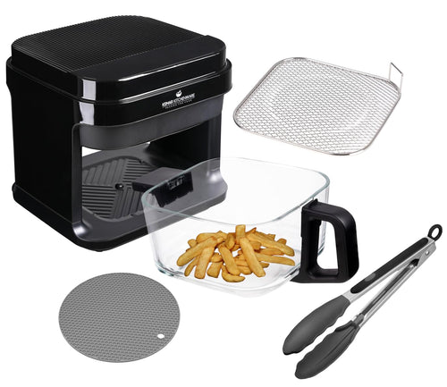 KHF-550 Heissluftfritteuse Airfryer – 5.5 Liter Glasfrittierkorb