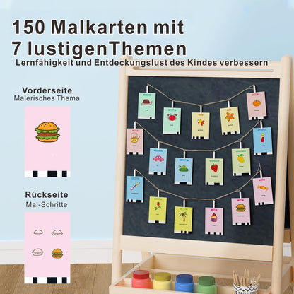 SHENSE Zeichenroboter Q02, sprachinteraktiver Malroboter für Kinder