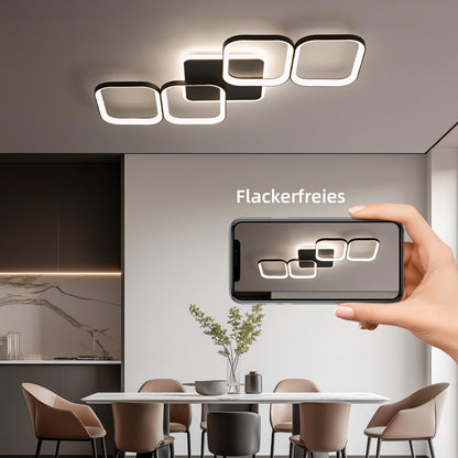 ANTENLICHT Dimmbar Fernbedienung LED Deckenleuchte – Schwarz 50W