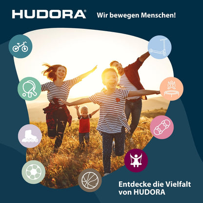 HUDORA BigWheel 205 Advanced Scooter – Alu-Tretroller bis 100 kg