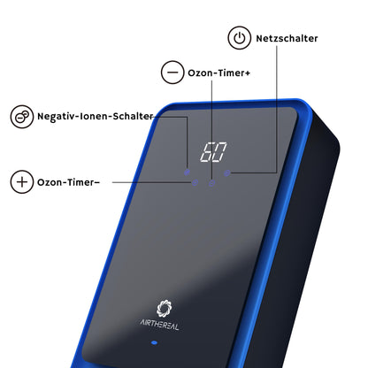 Airthereal AH1000 Ozongenerator für Wasser & Luft – mit Timer