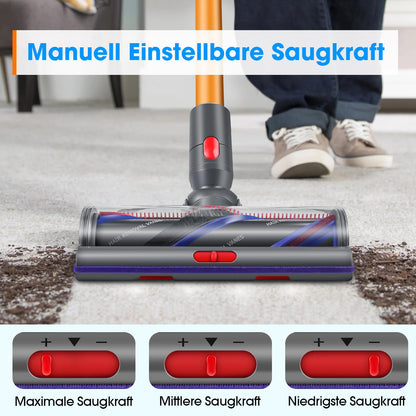 MOPEI Bodendüse Torque Drive für Dyson V7-V15 Staubsauger