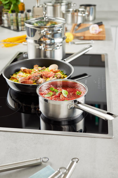 RÖSLE ELEGANCE GLOBE Topfset – 10-teilig Edelstahl Silberfarben