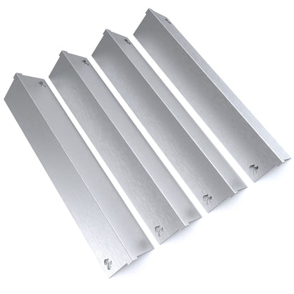 teileplus24 Brennerabdeckung Edelstahl 4 Stück für Napoleon Gasgrill