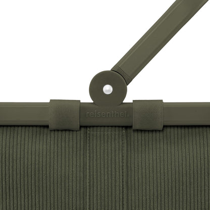 reisenthel carrybag cord dark matcha – Einkaufskorb, 22 l
