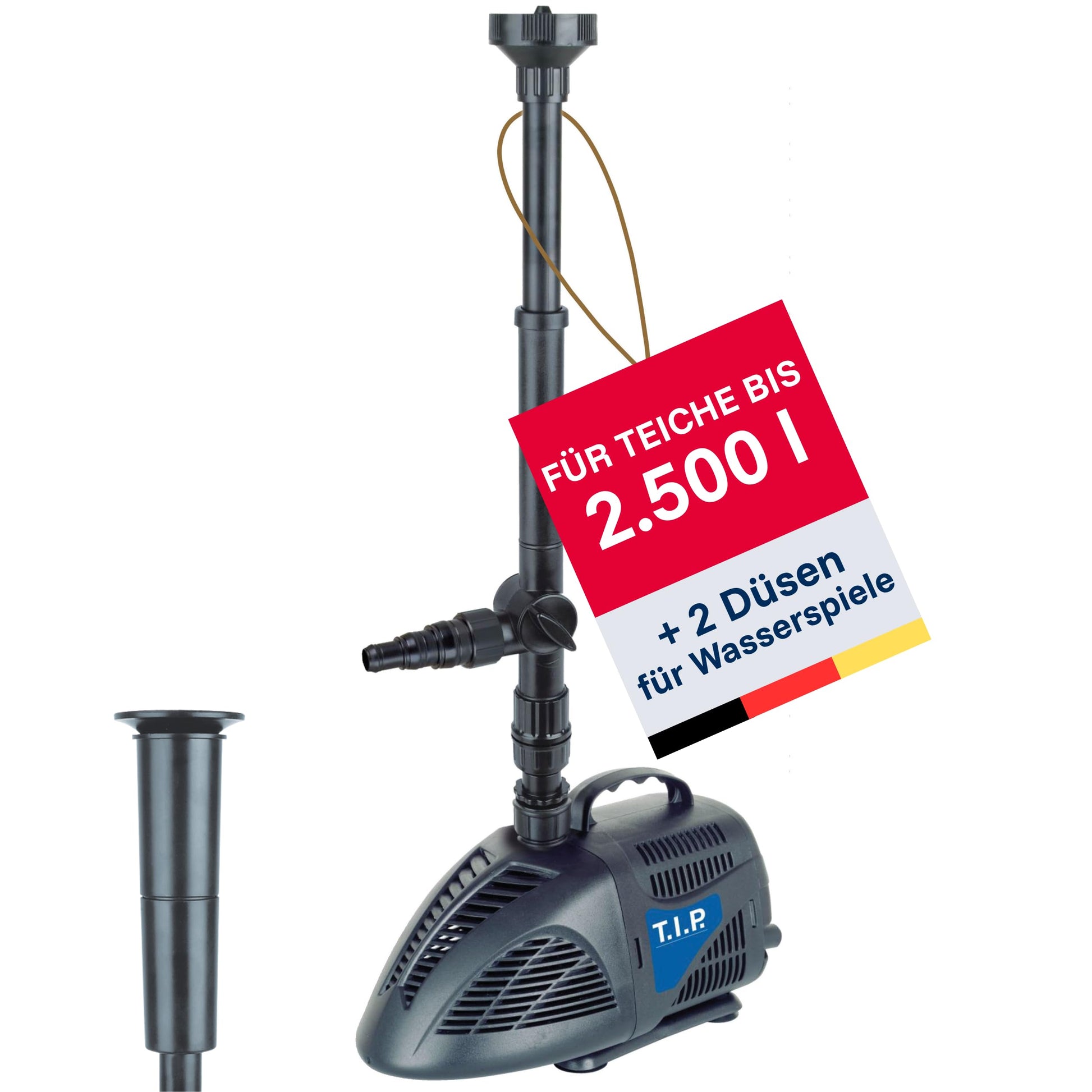 T.I.P. Wasserspielpumpe WPS 1000 R Teichpumpe 1.000 l/h