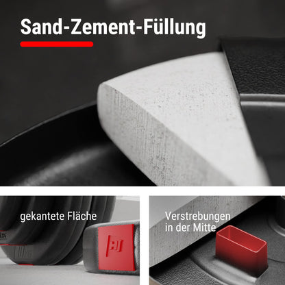 Hop-Sport Kurzhanteln 2er Set 20 kg mit Sternverschlüssen