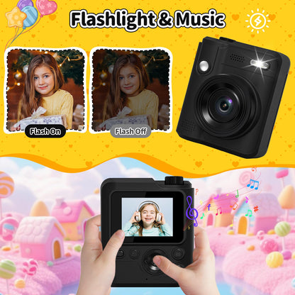 Gofunly Kinderkamera Sofortbildkamera H11 mit 32 GB Speicherkarte
