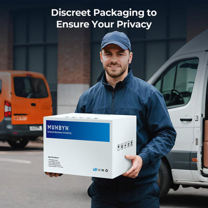 MUNBYN IMC51 Geldscheinzähler EUR mit Falschgelderkennung - Grau