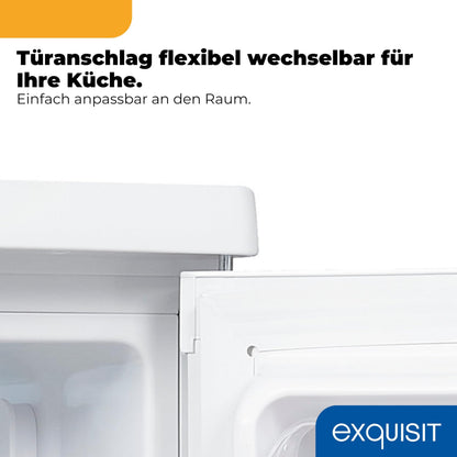 Exquisit Vollraumkühlschrank KS516-V-040E weiss, 127 l, LED