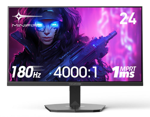 Minifire MFG24F4 Gaming Monitor - 24 Zoll 1080p 180Hz 1ms