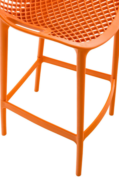 CLP Barhocker Air Kunststoff, 75 cm – wetterbeständig, orange