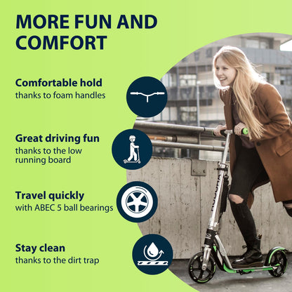 HUDORA BigWheel 205 Scooter - Cityroller