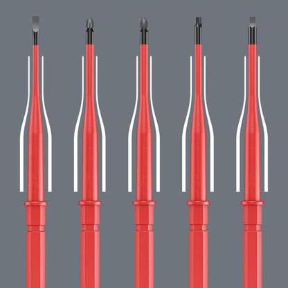 Wera KK Turbo i Imperial 1 Isolierter Schraubendreher Set