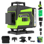 Vincona Kreuzlinienlaser MW3-16G 4x360° 16 Linien selbstnivellierend mit Mini-Stativ und Magnethalterung