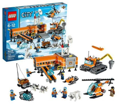 LEGO City Arktis-Basislager Konstruktionsset - 60036
