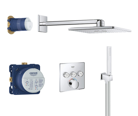 GROHE SmartControl 310 Duschsystem eckig Chrom 34712000