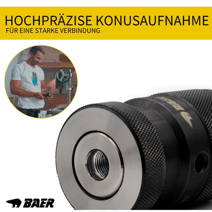 BAER Schnellspannbohrfutter 0.2-16mm - UNF 1/2 x 20 Gewinde