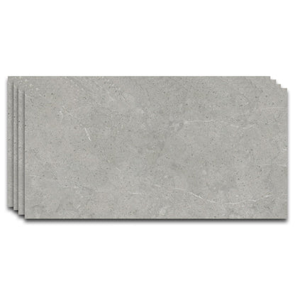 IZODEKOR SPC Wandpaneel Stein Grau - 60x120cm. Graues Paneel mit Steinmuster zur wasserfesten dekorativen Wandverkleidung.