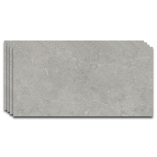 IZODEKOR SPC Wandpaneel Stein Grau - 60x120cm. Graues Paneel mit Steinmuster zur wasserfesten dekorativen Wandverkleidung.