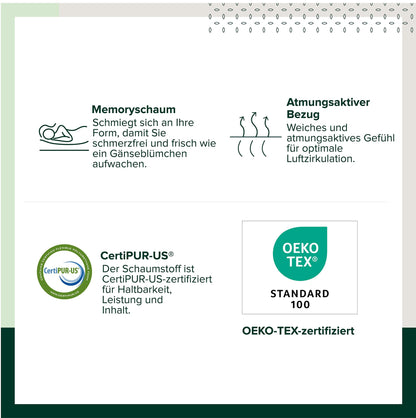 Zinus Kühlende Gel Kaltschaummatratze 90x200 H3 - 15cm