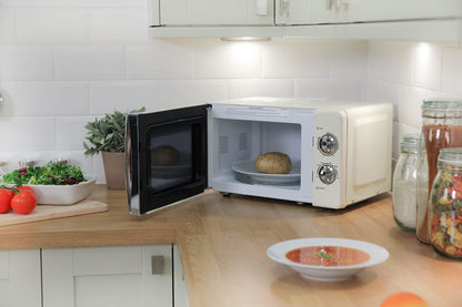 Russell Hobbs RHMM701C Solo-Mikrowelle, 700 W, 17 L, Creme