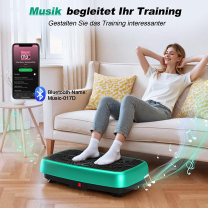 EvoSpark Vibrationsplatte JTF017D-D mit Doppelmotor, Grün