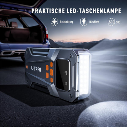 UTRAI Starthilfe Powerbank 5500A mit Kompressor für Pkw