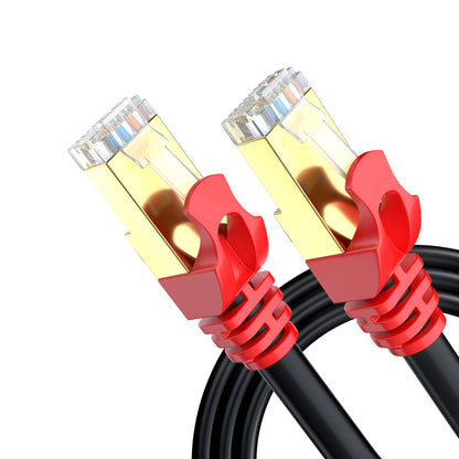 MutecPower CAT 7 SSTP Aussen Erdkabel 50m Schwarz