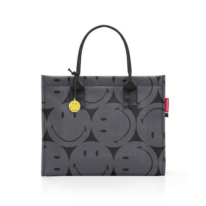 reisenthel Daily Shopper smiley grey – Einkaufstasche, 14 Liter