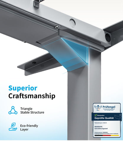 MAIDeSITe T2 Pro Plus – Höhenverstellbares Tischgestell elektrisch 2 Motoren