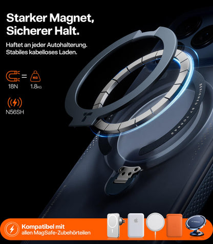 TORRAS Ostand Q3 Air Handyhülle - iPhone 17 Pro Max Mitternachts