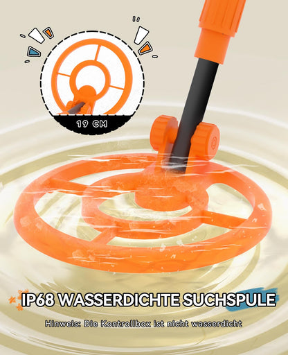 SUNPOW OT-MD10 Metalldetektor für Kinder mit LCD-Anzeige