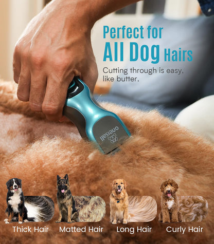 oneisall Hundeschermaschine DTJ – leise Profi-Tierschermaschine